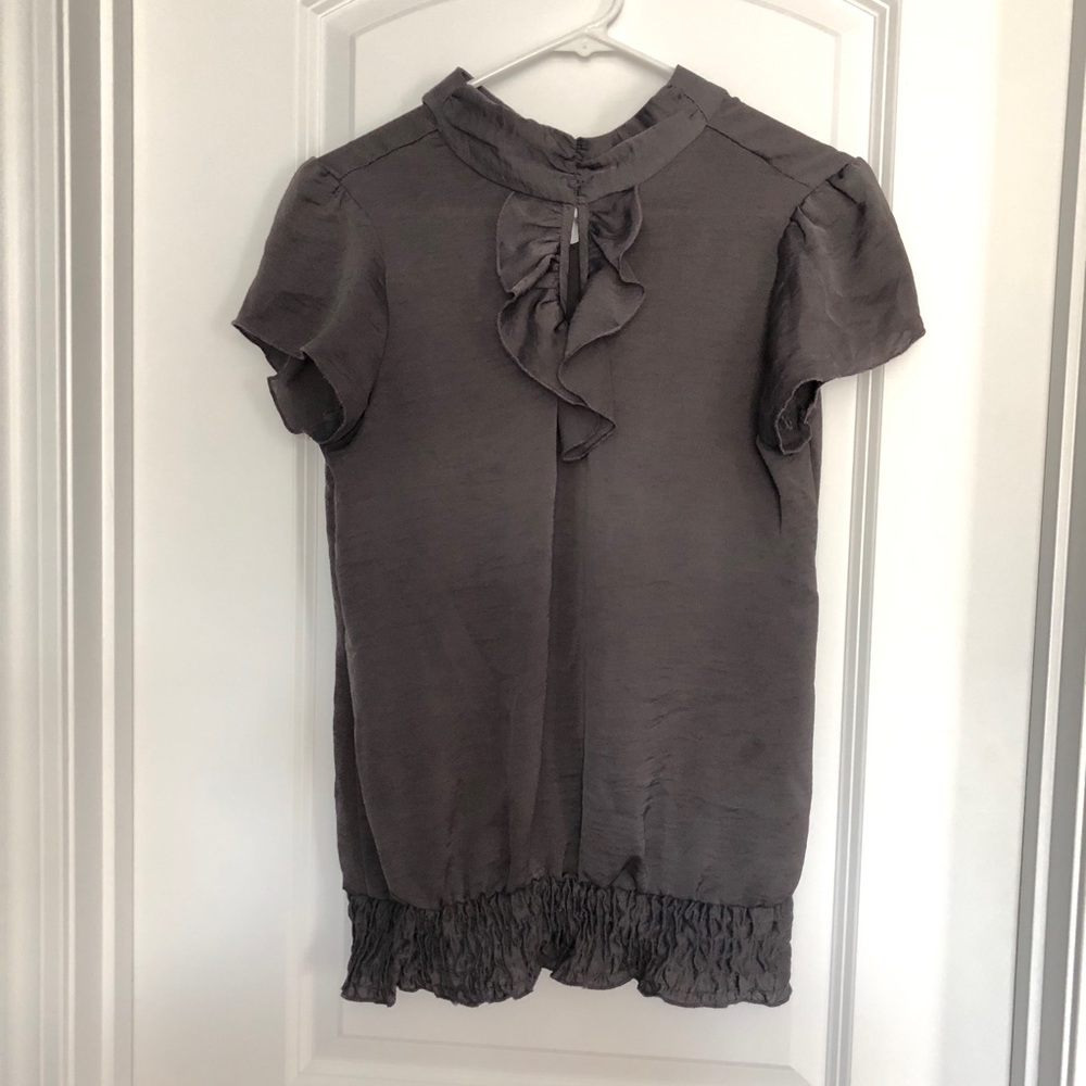 Dark slate blouse