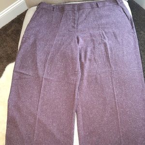 NWOT wide leg trouser in cranberry