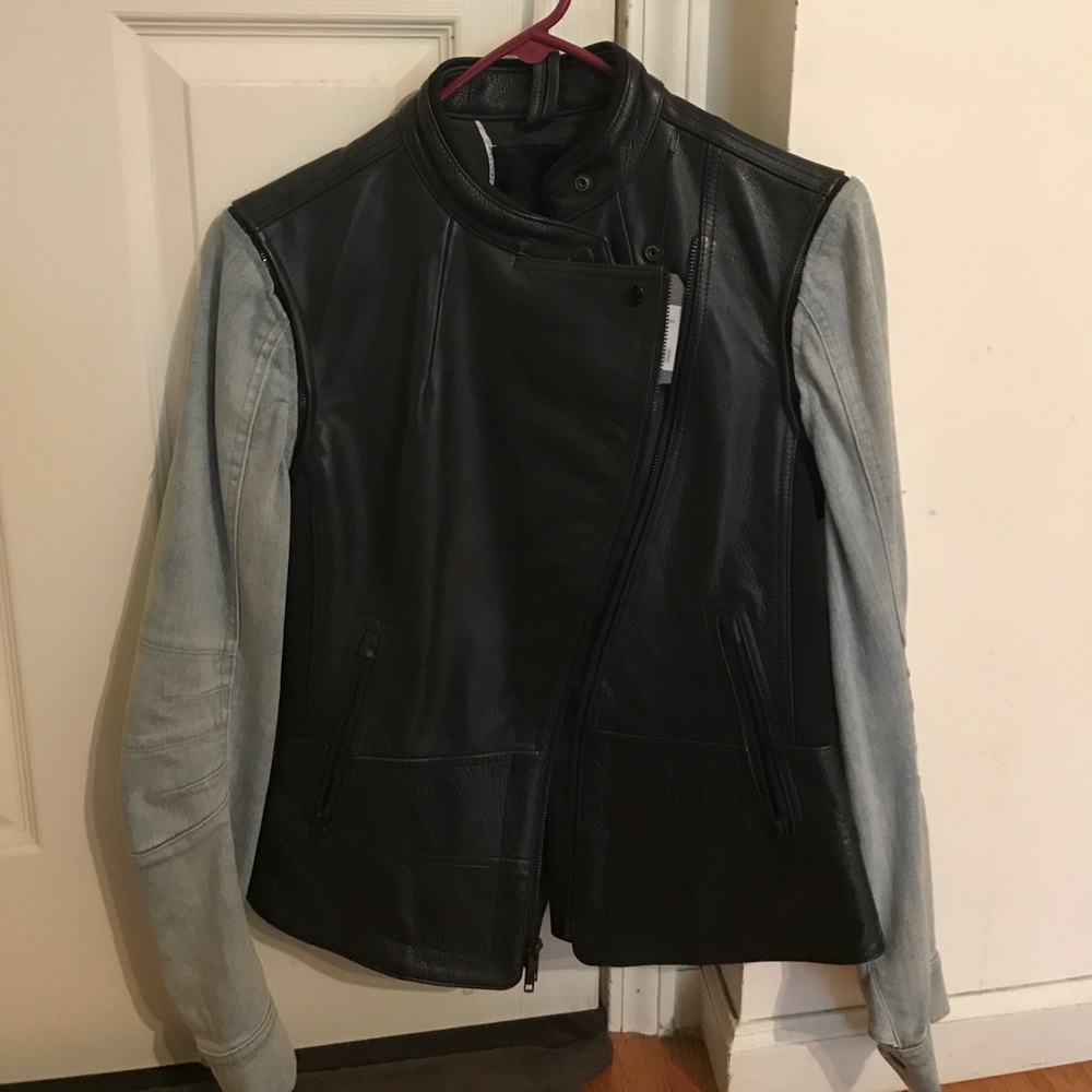 Black leathers &Jean Denham Jacket