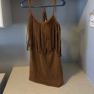 Short fringe dress M.