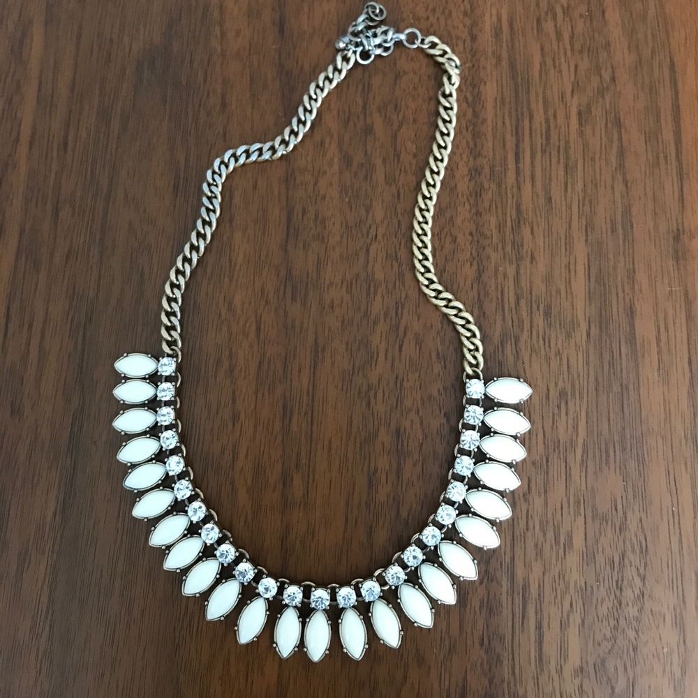 Jcrew ivory statement necklace