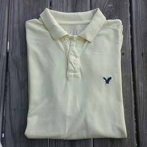 American Eagle Outfitters yellow polo