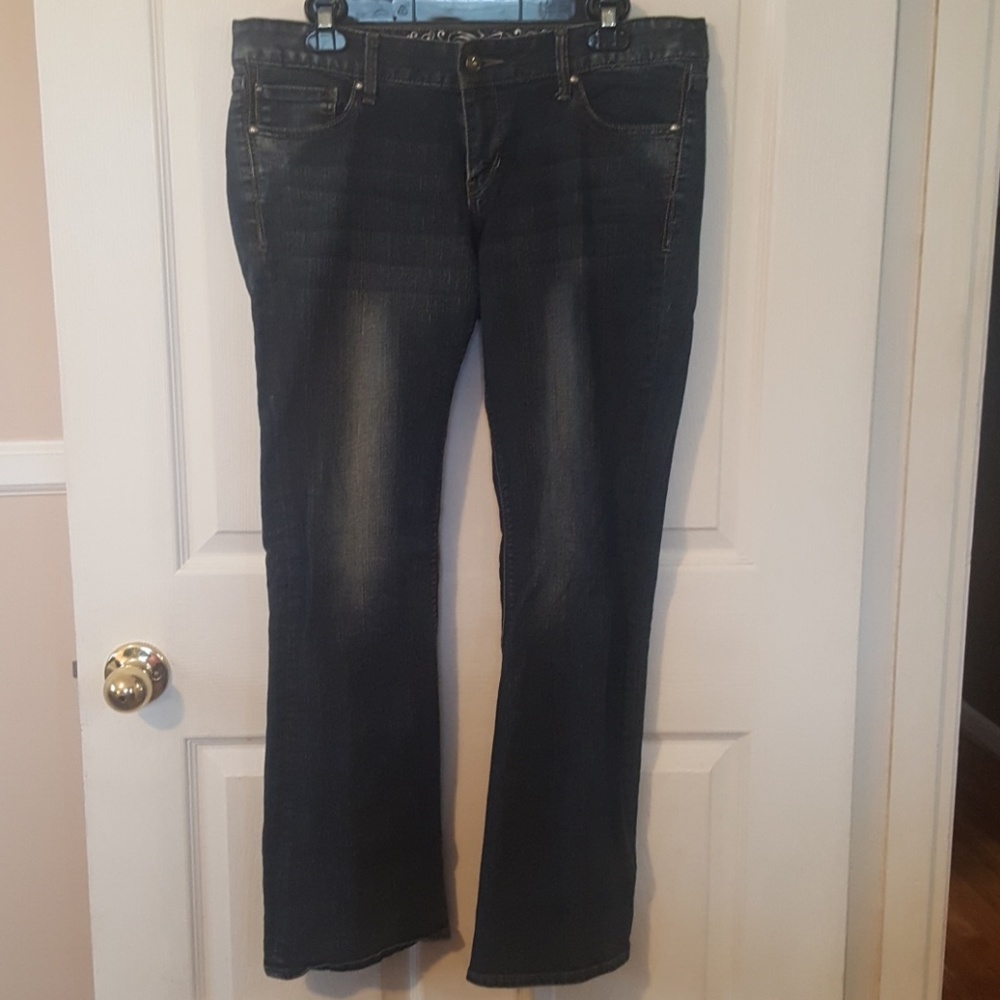 Express Barely Bootcut Jeans