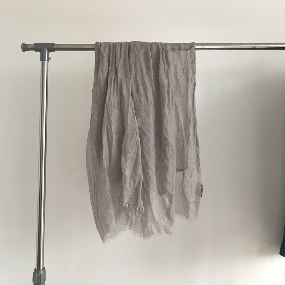 Light Grey Cashmere Scoop NYC Scarf