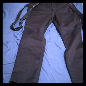 Almost Famous Skinny Jeans: Detachable Suspenders