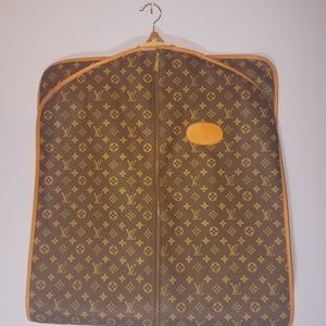 Vintage Louis Vuitton Monogram Leather Garment Bag
