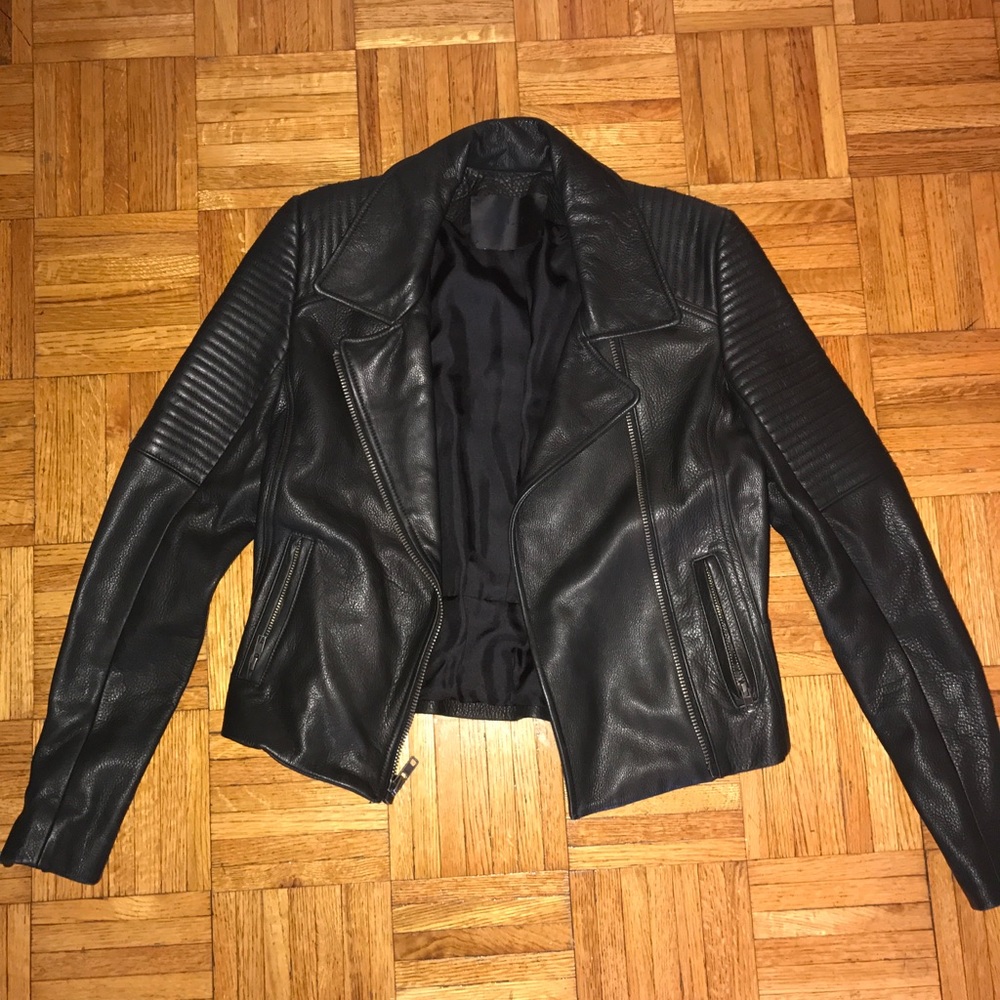 NEW ALC LEATHER MOTO JACKET