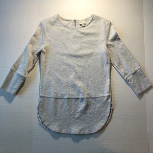 Merona Heathered Grey Preppy Shirt