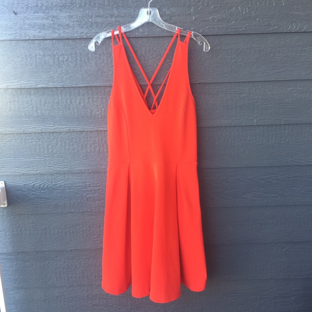 Bright Coral Fit-n-Flare