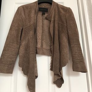 BCBG Max Azria perforated Short Jacket