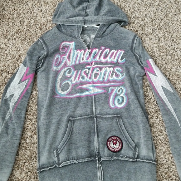 Affliction Tops - Affliction zip up hoody