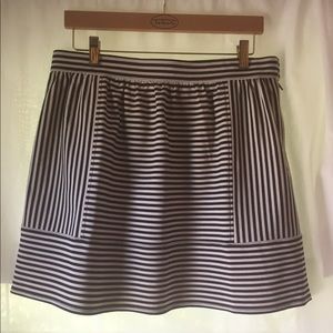 Stripes Madewell mini skirt - black and white 12