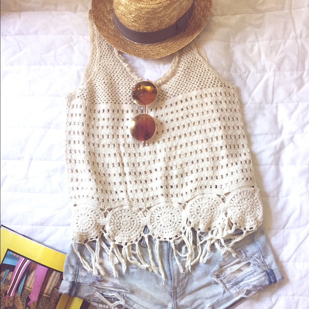 🚫SOLD🚫Zara Cream Knit Top