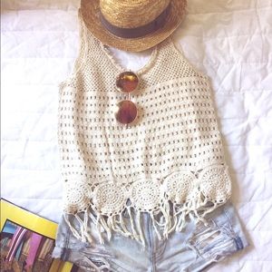 🚫SOLD🚫Zara Cream Knit Top