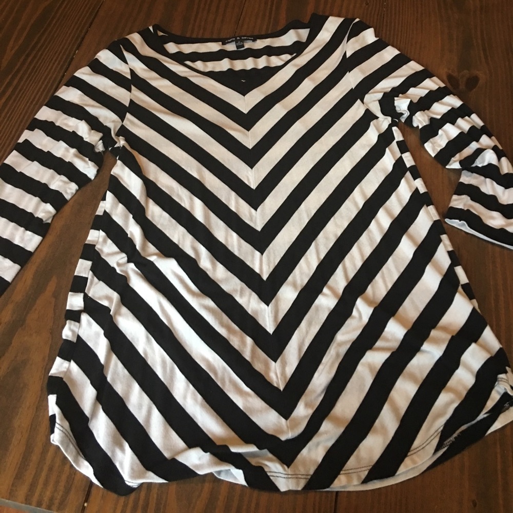 Fun 3/4 sleeve long top