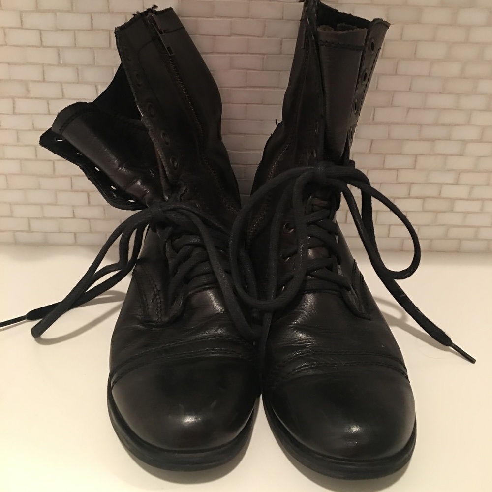 Steve Madden Troopa Boot Black Size 7
