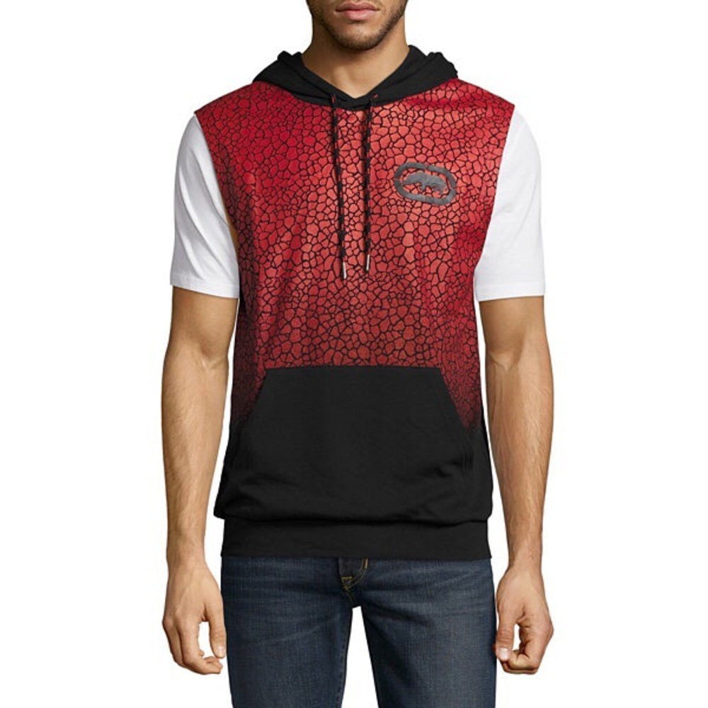 NEW $36 Ecko Unltd Ombré Sleeveless Hoodie