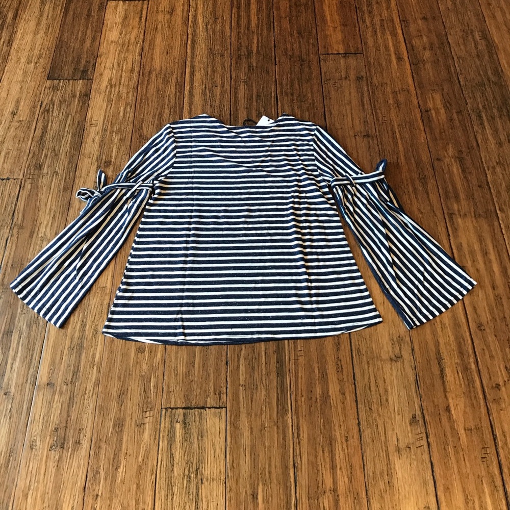 Navy & White Striped Top - Picture 4 of 8