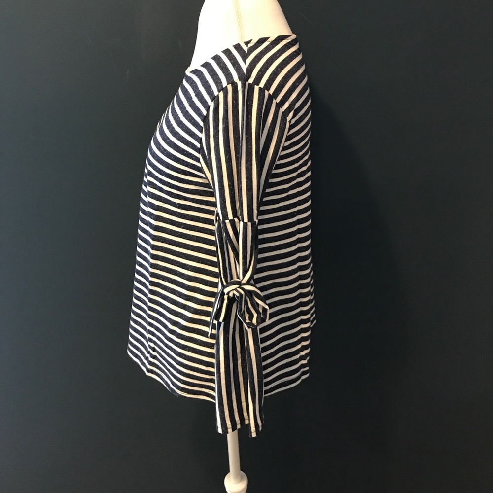 Navy & White Striped Top - Picture 7 of 8