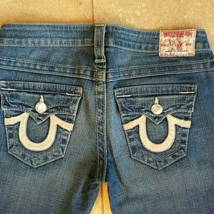True Religion Billy Leather Trim Pockets