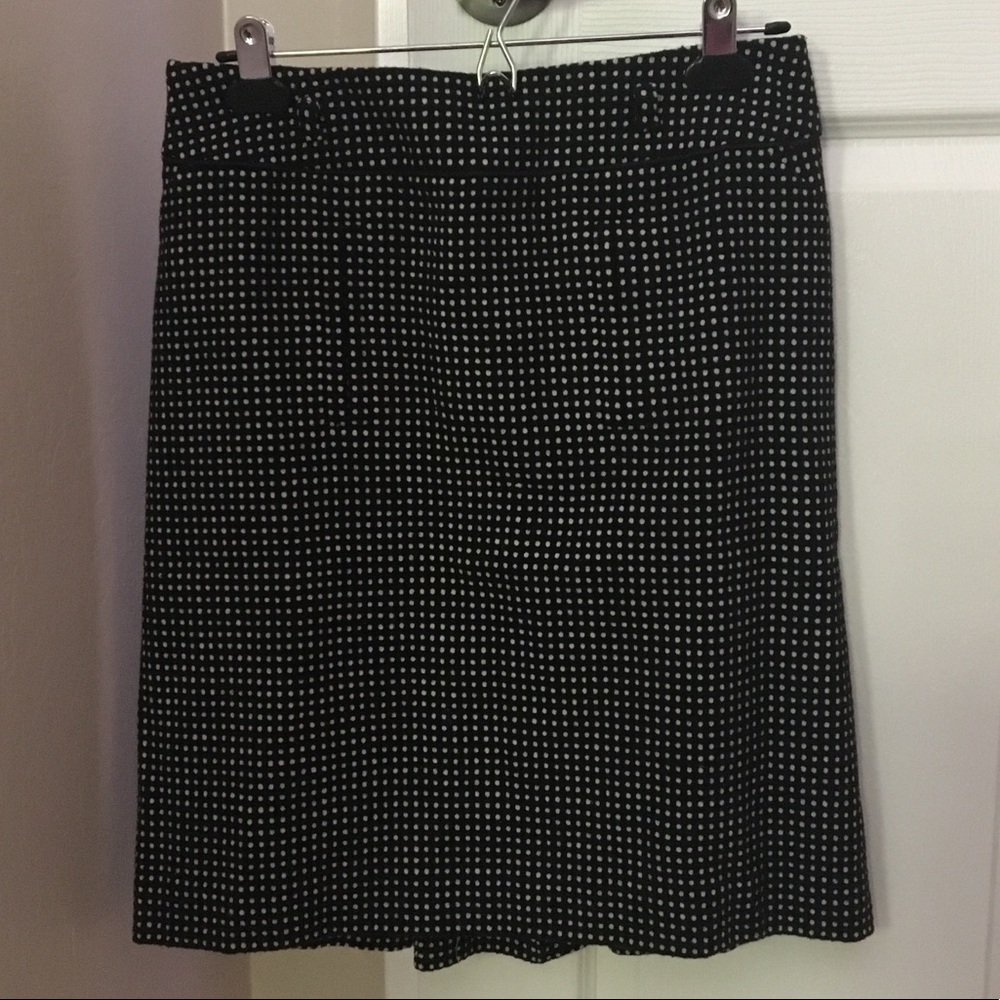 💼 DONATED🖌 Wool Polka Dot Pencil Skirt - Picture 2 of 6