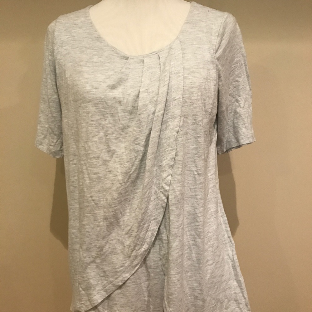 Old navy gray nursing top breastfeeding shirt S