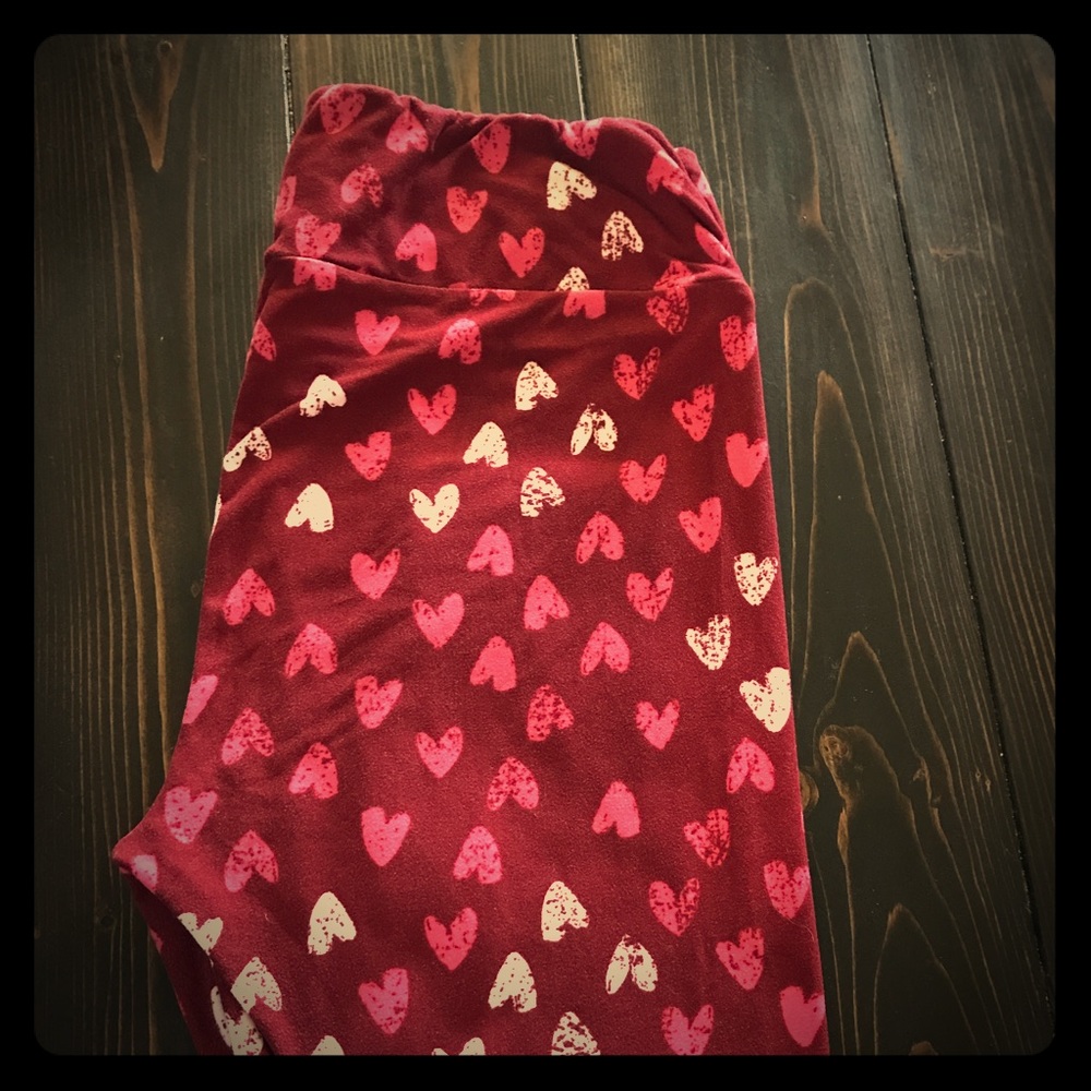 Lularoe leggings... sweetheart leggings