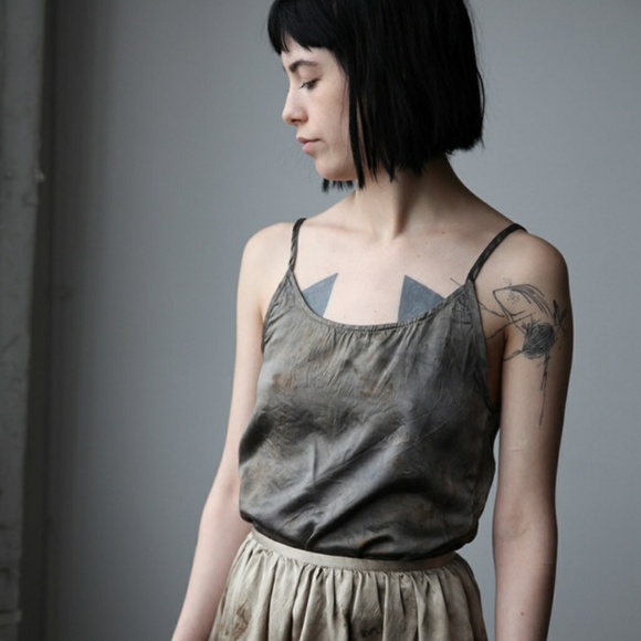 Ovate Tops - Ovate Hand Dyed Silk Camisole
