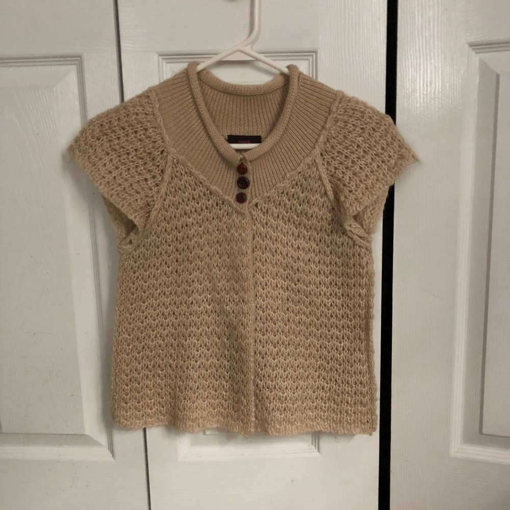 Brown cardigan