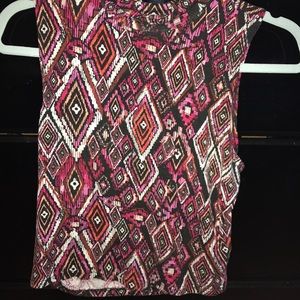 Turtle Neck Cropped Tank Top