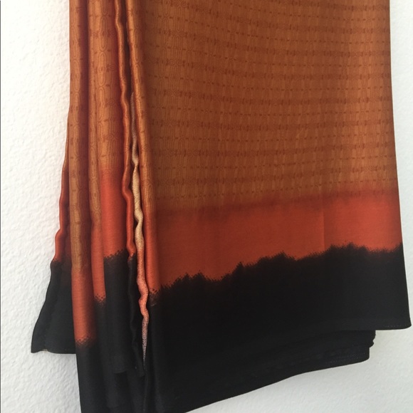 Tan boho style Indian Bollywood Sari - Picture 3 of 5