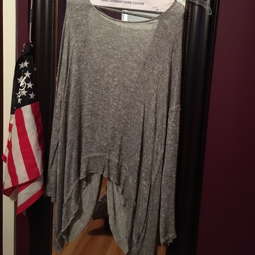 Knot back sweater