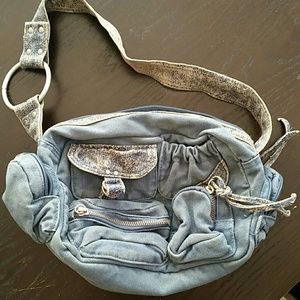 Blue Canvas Purse