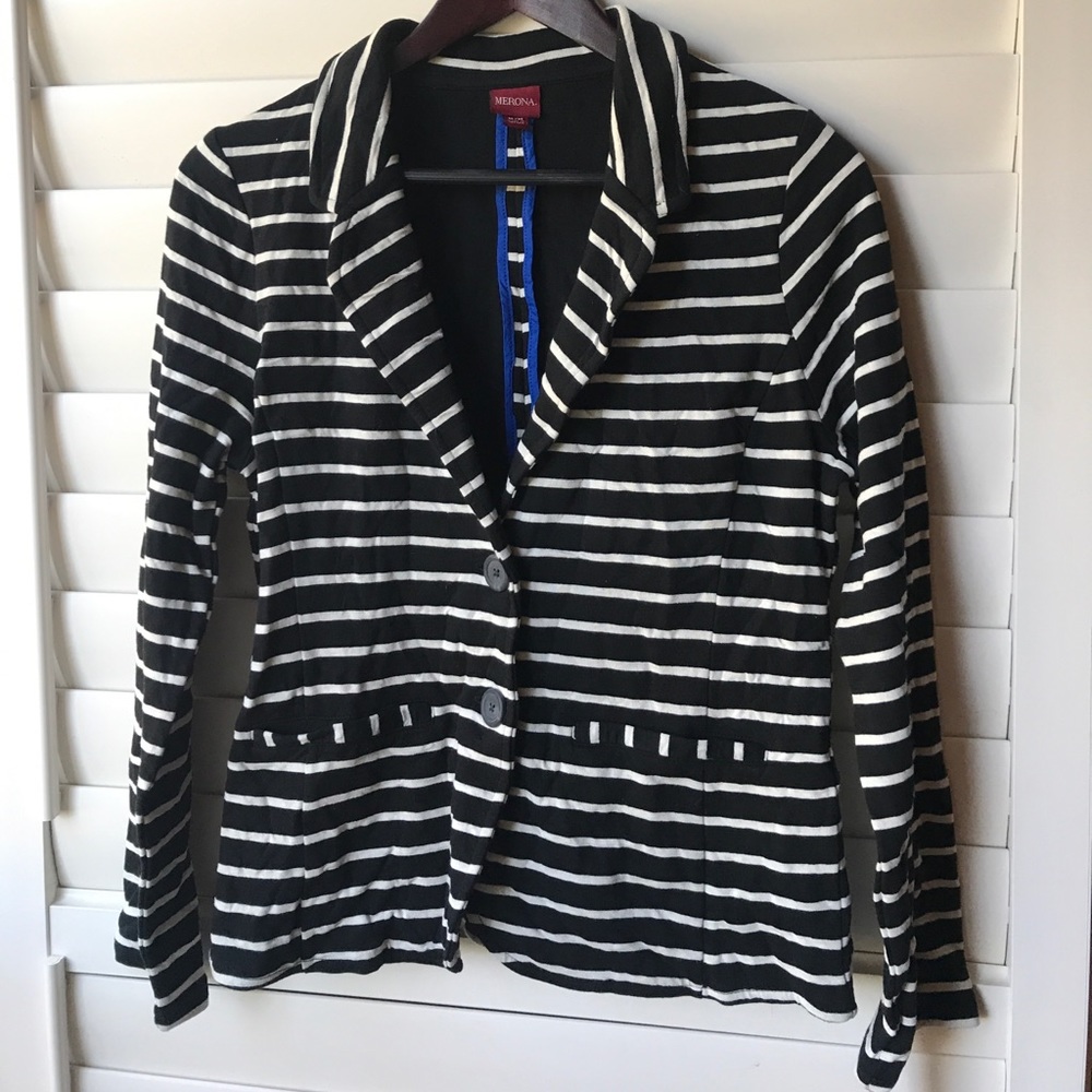 Merona Cotton Striped Blazer