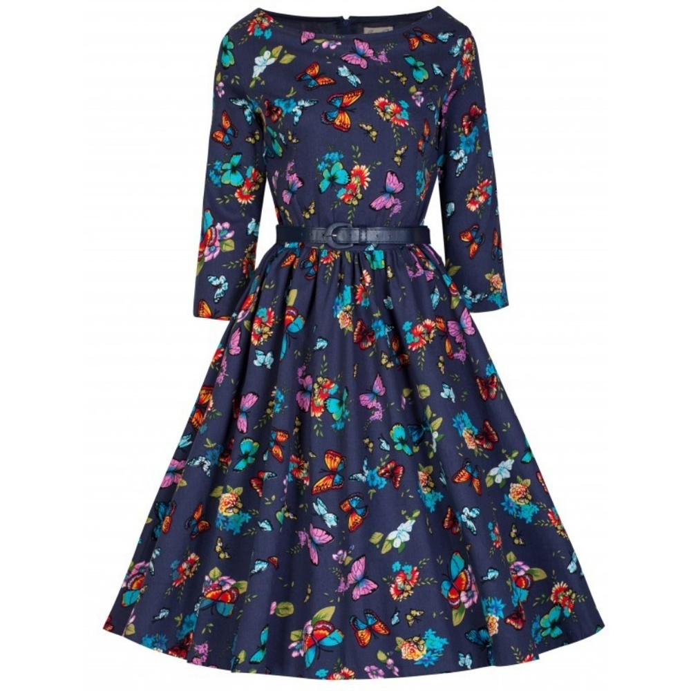 Lindy Bop 2XL Retro Butterfly Tea Dress