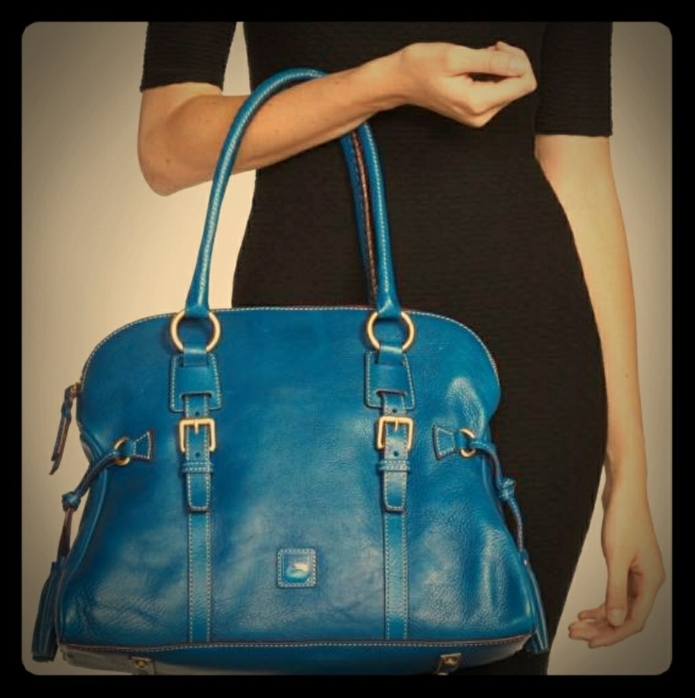Dooney & Bourke Florentine Domed Leather Buckle Sa