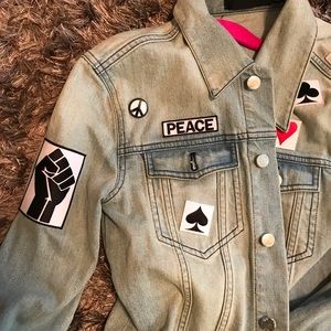 BLK DNM Patched denim jacket
