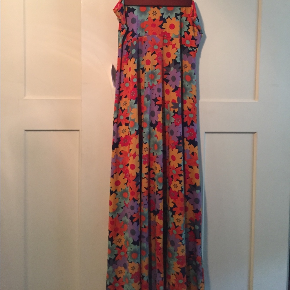 Bnwt large maxi skirt flowers