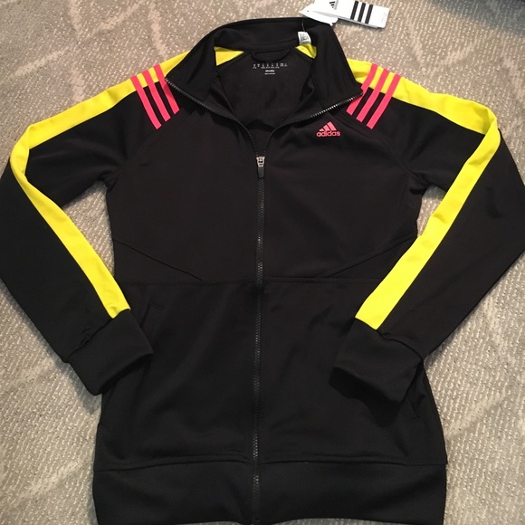adidas climalite jacket black
