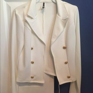White blazer