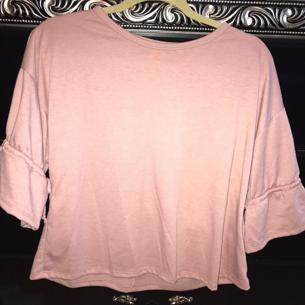 Light pink cotton blouse