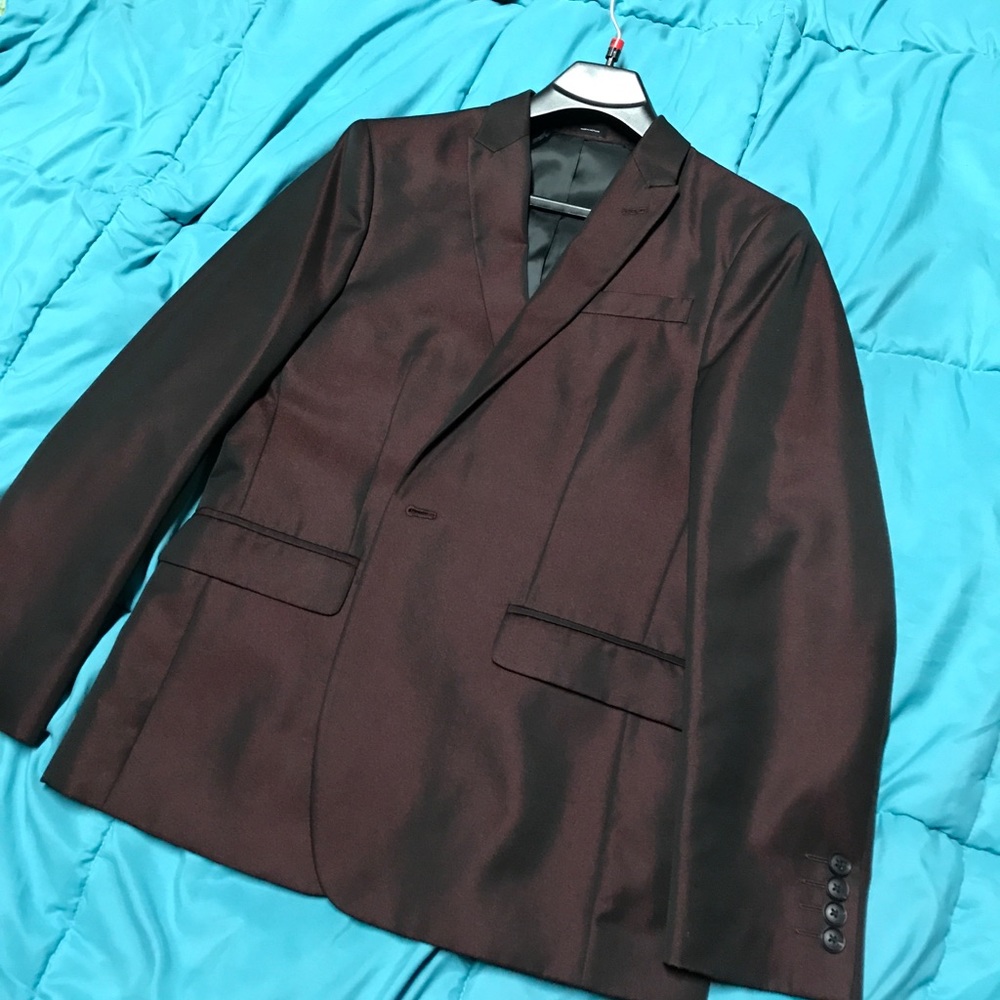 J.Ferrar Red Suit Jacket