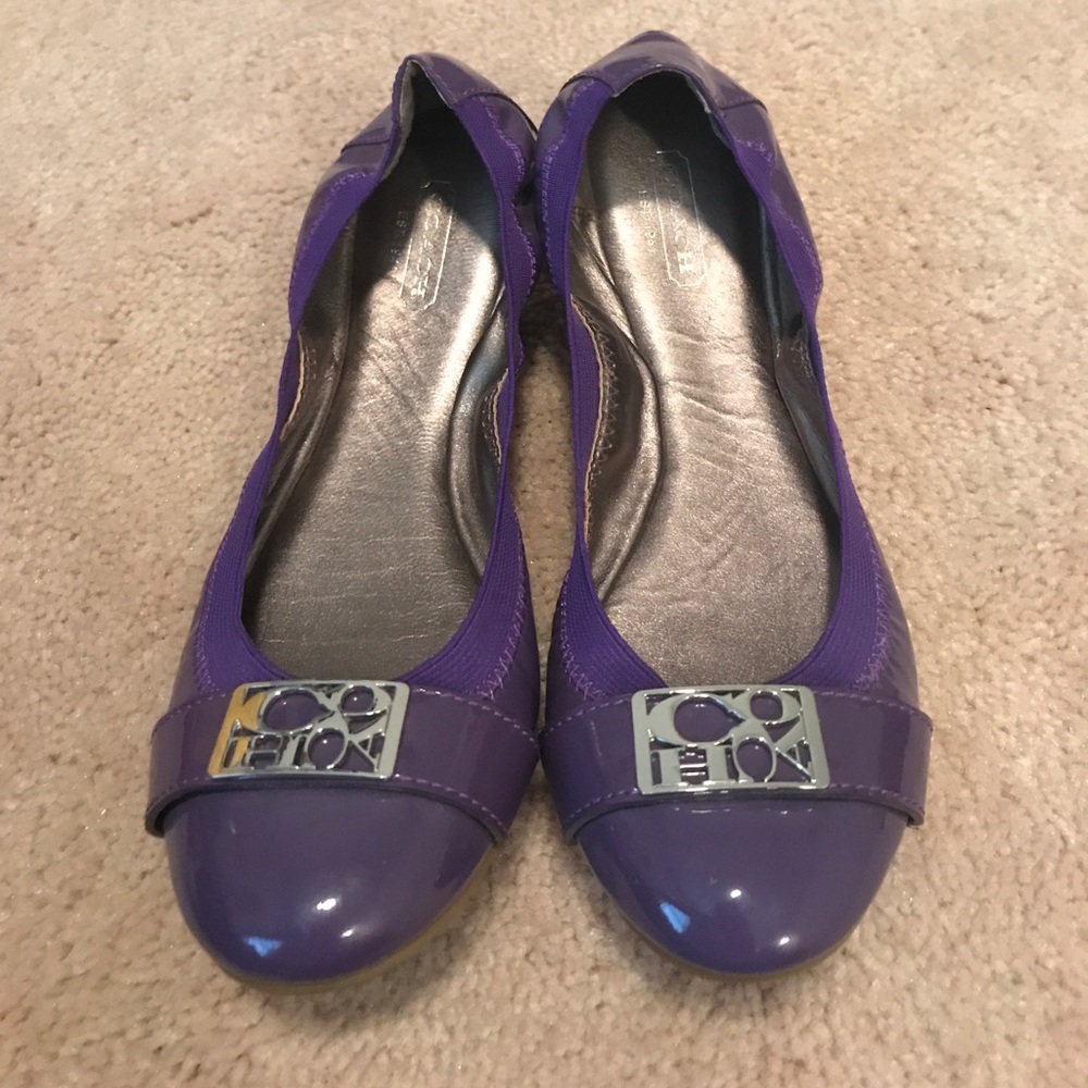 Coach ballet flats