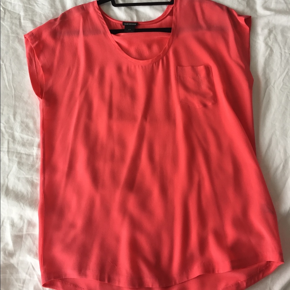 Club Monaco Pink Blouse