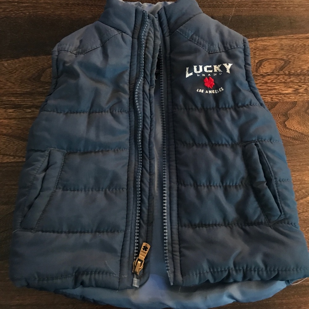 12 month Lucky brand puff vest. EUC, no flaws!!