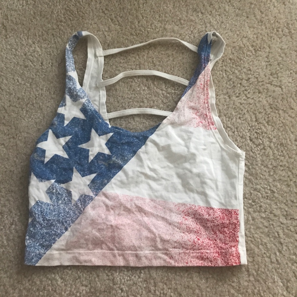 Patriotic crop top