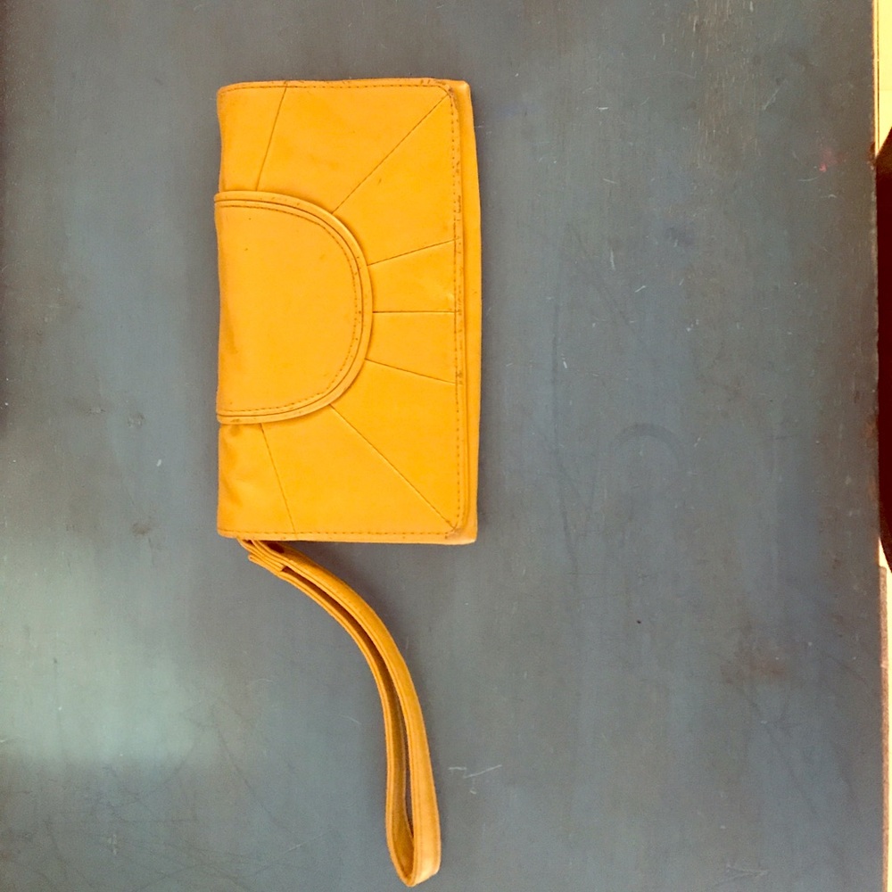 Mustard Yellow Clutch