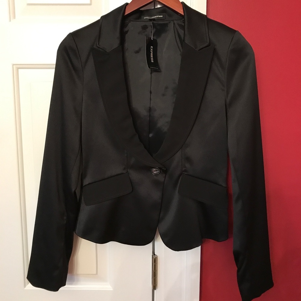 Express Design Studio Black Blazer Size 4
