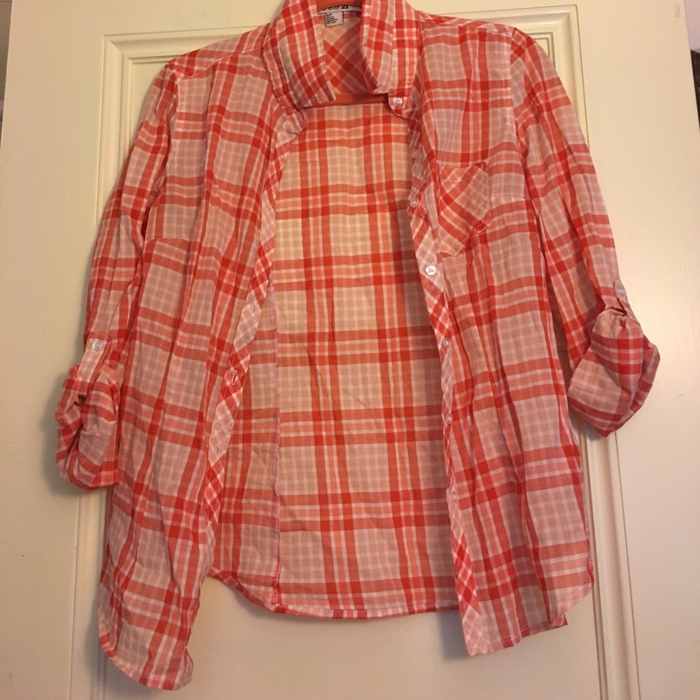 Forever 21 plaid button down shirt
