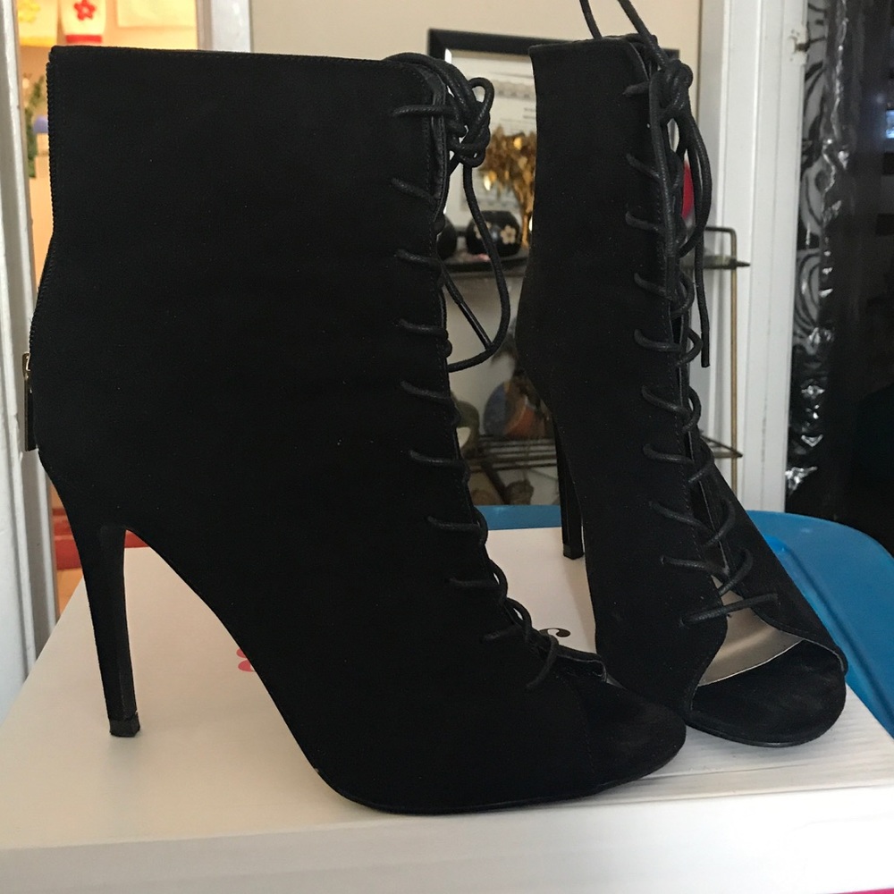 Black Kim K-inspired booties